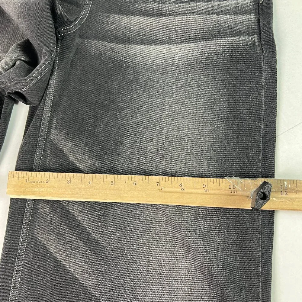 Halara Flex Jeans Women's 27x28* High Rise Wide Leg Black Stretch Denim No Tag - Picture 13 of 16